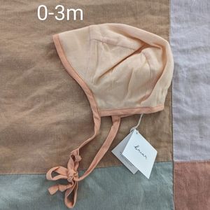 NWT briar Baby brimmed bonnet in hula hoop